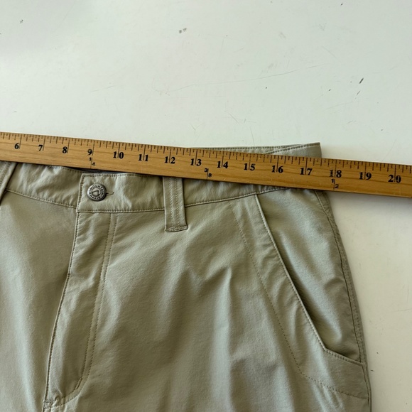 Mountain Khakis Classic Beige Nylon Stretch Outdoor Hiking Pants Mens 35 x 32 - Picture 6 of 8